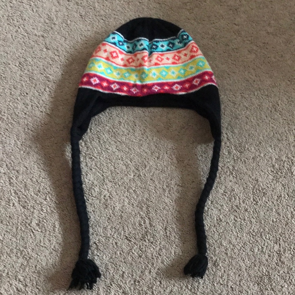 Fleece lined winter hat.